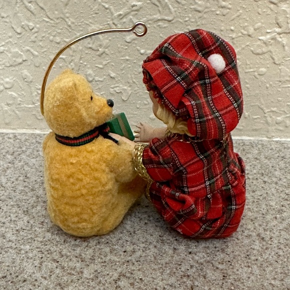 Lucinda & Teddy Ornament - Picture 2 of 4